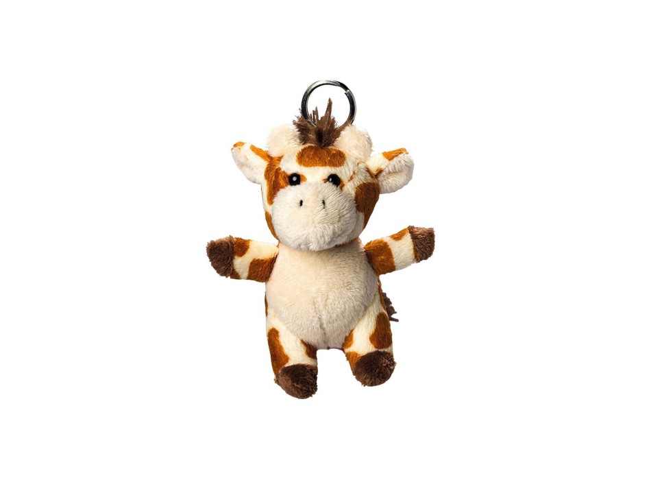 Plush giraffe with keychain FullGadgets.com