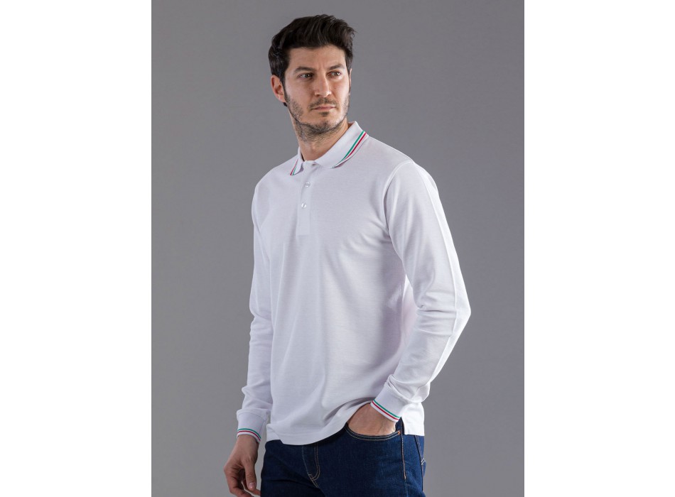 POLO ITALY 100%C PIQUE' M/L FullGadgets.com