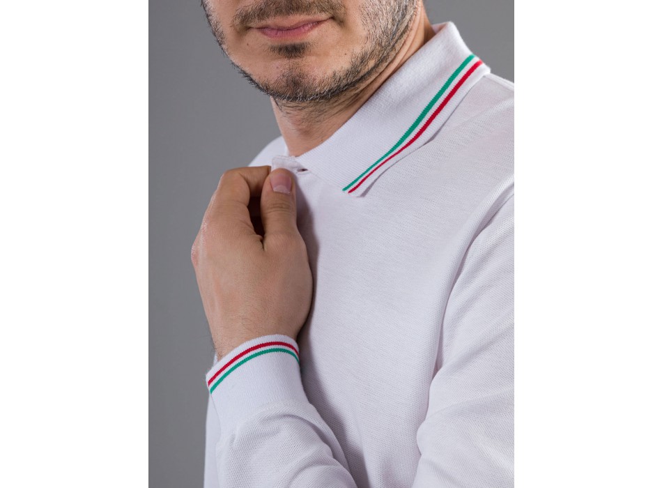 POLO ITALY 100%C PIQUE' M/L FullGadgets.com