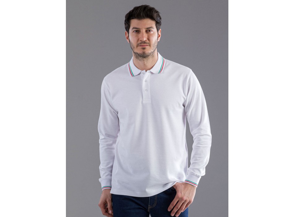 POLO ITALY 100%C PIQUE' M/L FullGadgets.com