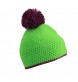 Pompon Hat with Stripe 100%P FullGadgets.com