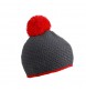 Pompon Hat with Stripe 100%P FullGadgets.com