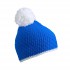 Cappello Pompon con Striscia 100% Poliestere Personalizzabile