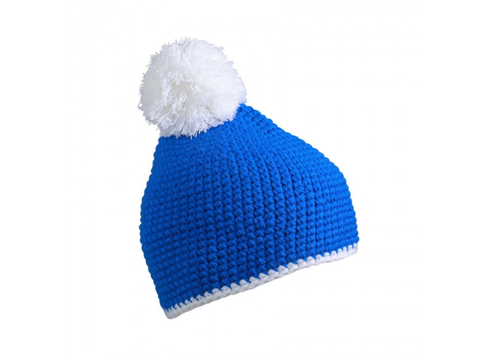 Pompon Hat with Stripe 100%P FullGadgets.com