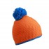 Cappello Pompon con Striscia 100% Poliestere Personalizzabile