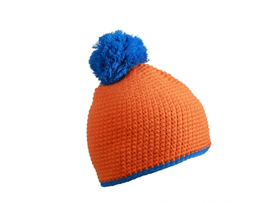 Pompon Hat with Stripe 100%P FullGadgets.com