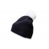 Cappello Pompon con Striscia 100% Poliestere Personalizzabile