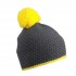 Cappello Pompon con Striscia 100% Poliestere Personalizzabile