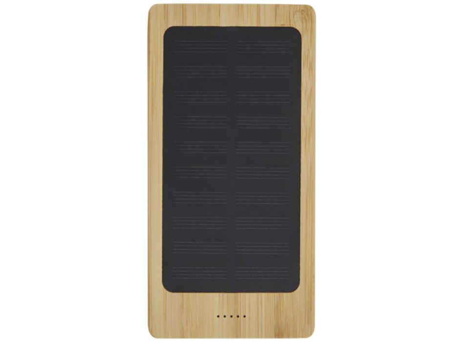 Power bank a energia solare da 8000 mAh in bambù Alata FullGadgets.com