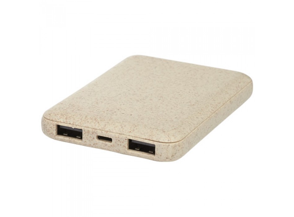 Power bank Asama da 5000 mAh realizzata con paglia di grano FullGadgets.com