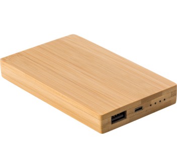 Power Bank in bamboo Ruby FullGadgets.com