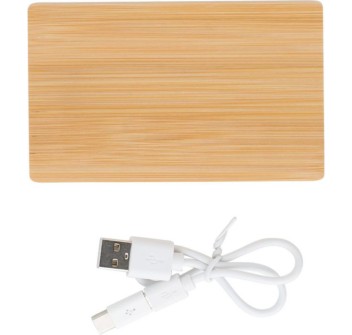 Power Bank in bamboo Ruby FullGadgets.com