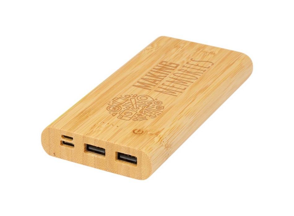 Power bank Tulda da 10,000 mAh in bambù FullGadgets.com