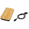 Power bank wireless Future in bambù e tessuto da 6000 mAh FullGadgets.com