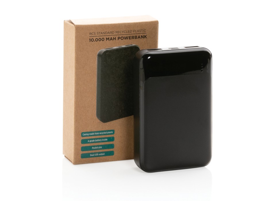 Powerbank da 10.000 mAh in plastica riciclata RCS FullGadgets.com