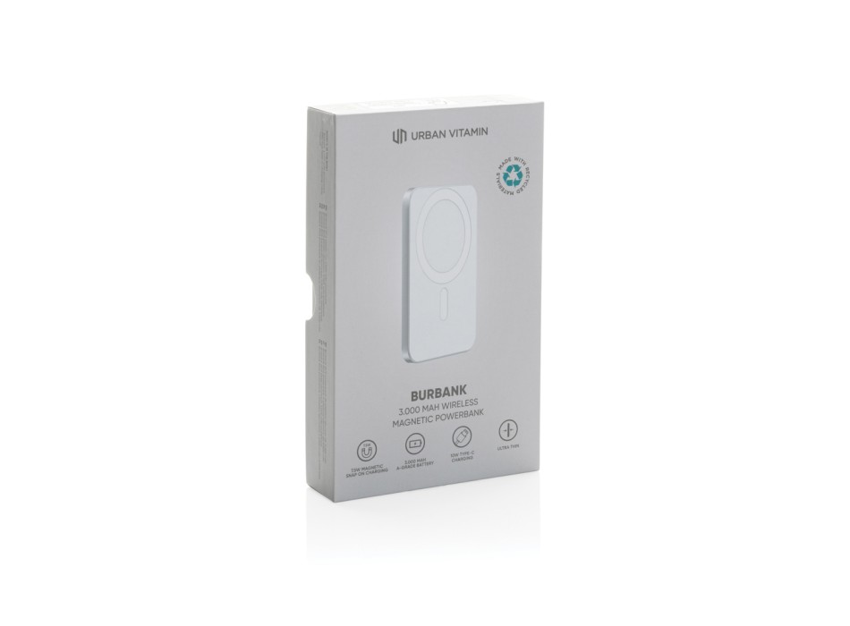 Powerbank Urban Vitamin Burbank 3000 mah pla/alu riciclati FullGadgets.com