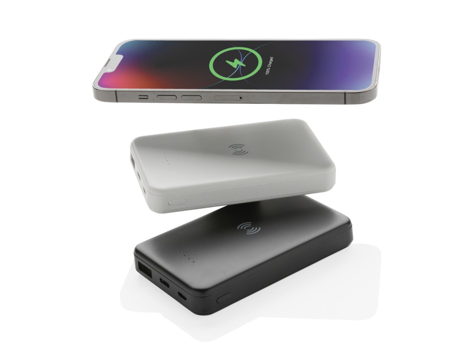 Powerbank wireless 5W da 5.000 mAh in plastica riciclata RCS FullGadgets.com