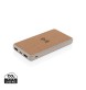 Powerbank wireless 8000 mAh in sughero e grano FullGadgets.com