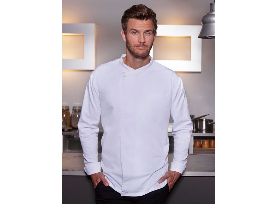 Pull-over Chef's Shirt Long-Sleeve Basic FullGadgets.com