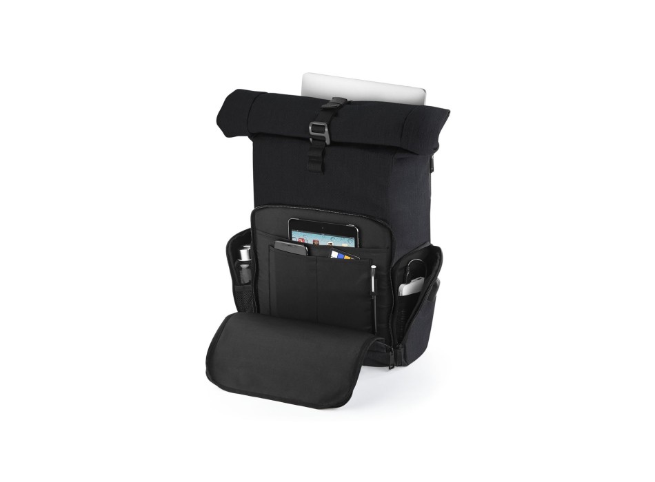 Q-Tech Charge Roll-Top Backpack FullGadgets.com