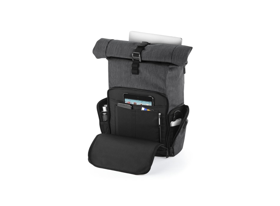 Q-Tech Charge Roll-Top Backpack FullGadgets.com