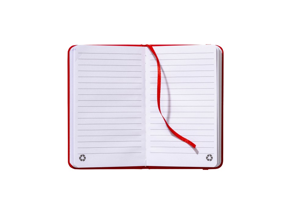 Quaderno  con copertina in PU riciclato con fogli a righe (80 pag.) FullGadgets.com