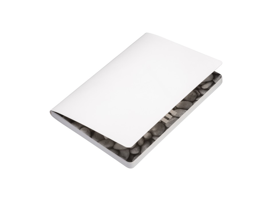 Quaderno in carta di pietra, fogli bianchi a righe, 64 pag., 14,5x21 cm FullGadgets.com