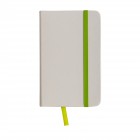 Quaderno in pu con elastico colorato, fogli a righe (80 pag.), segnalibro in raso FullGadgets.com
