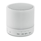 ROUND WHITE - Speaker wireless con LED FullGadgets.com