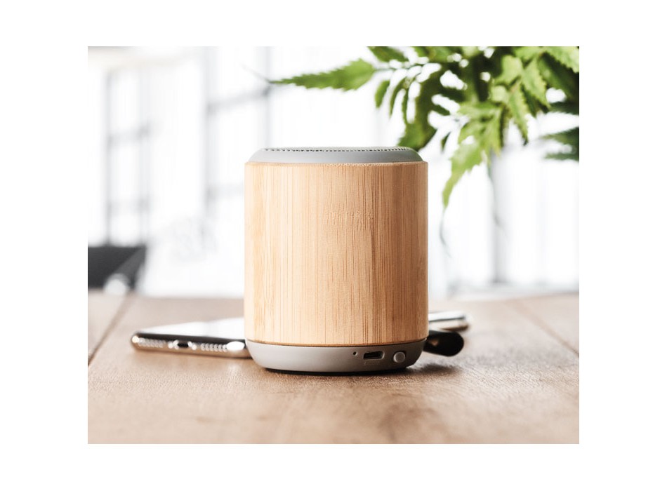 RUGLI - Speaker in bamboo senza fili FullGadgets.com