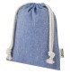 Sacchetto per confezione regalo piccolo in cotone riciclato 150 g/m² certificato GRS Pheebs - 0,5L FullGadgets.com