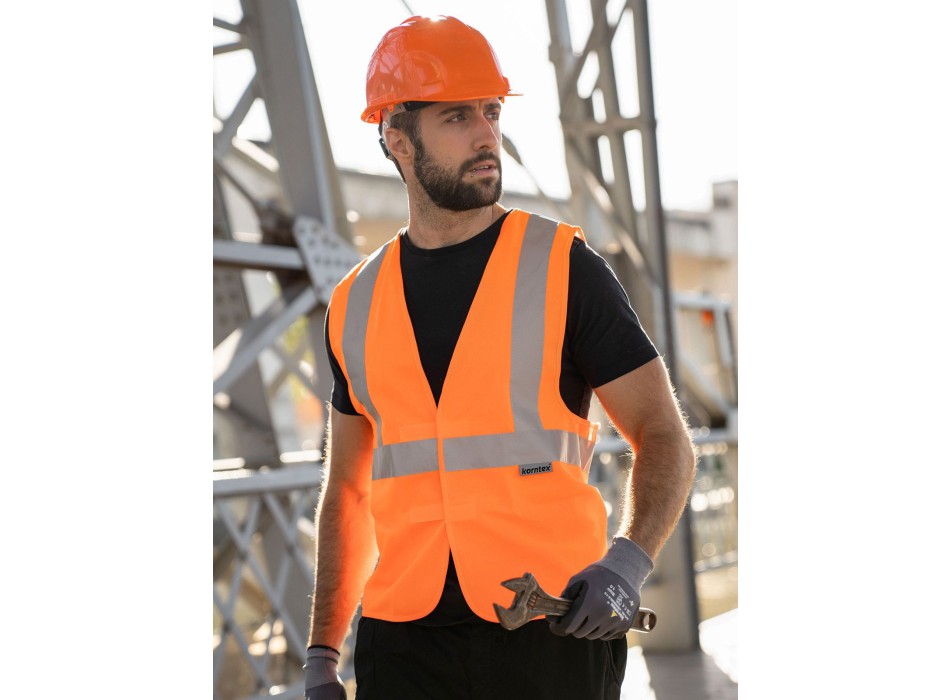 Safety Vest with 3 reflective Tapes FullGadgets.com