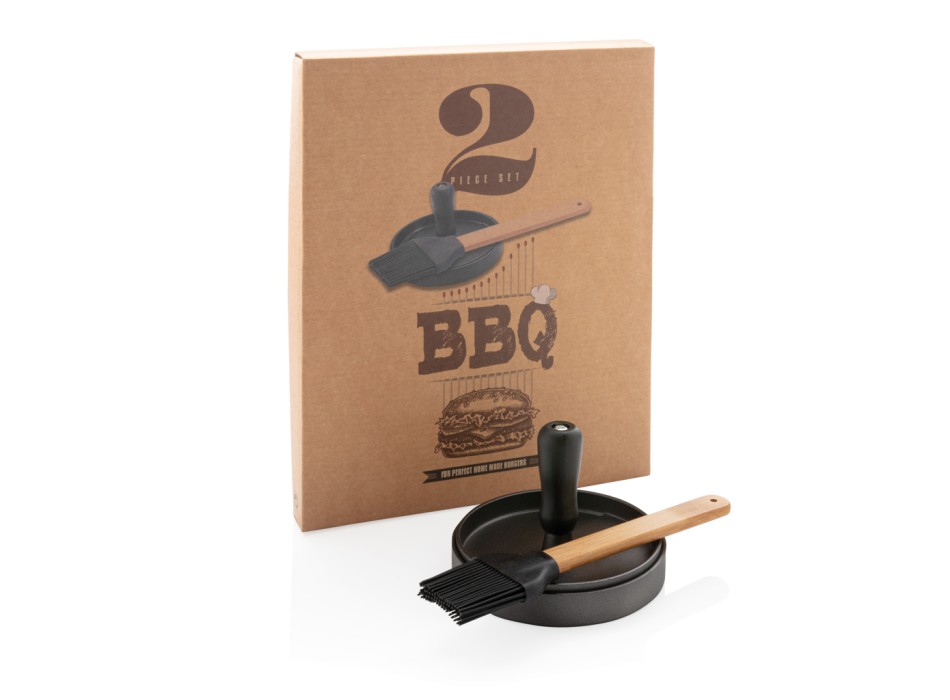 Set BBQ con pressa hamburger FullGadgets.com