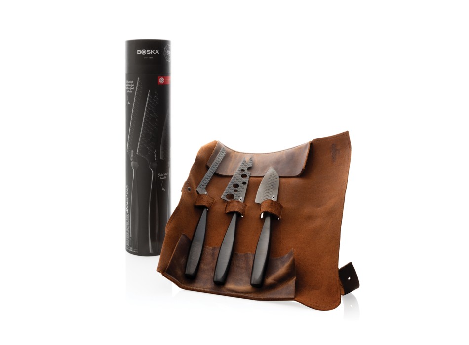 Set di coltelli da formaggio BOSKA Monaco+ Black FullGadgets.com