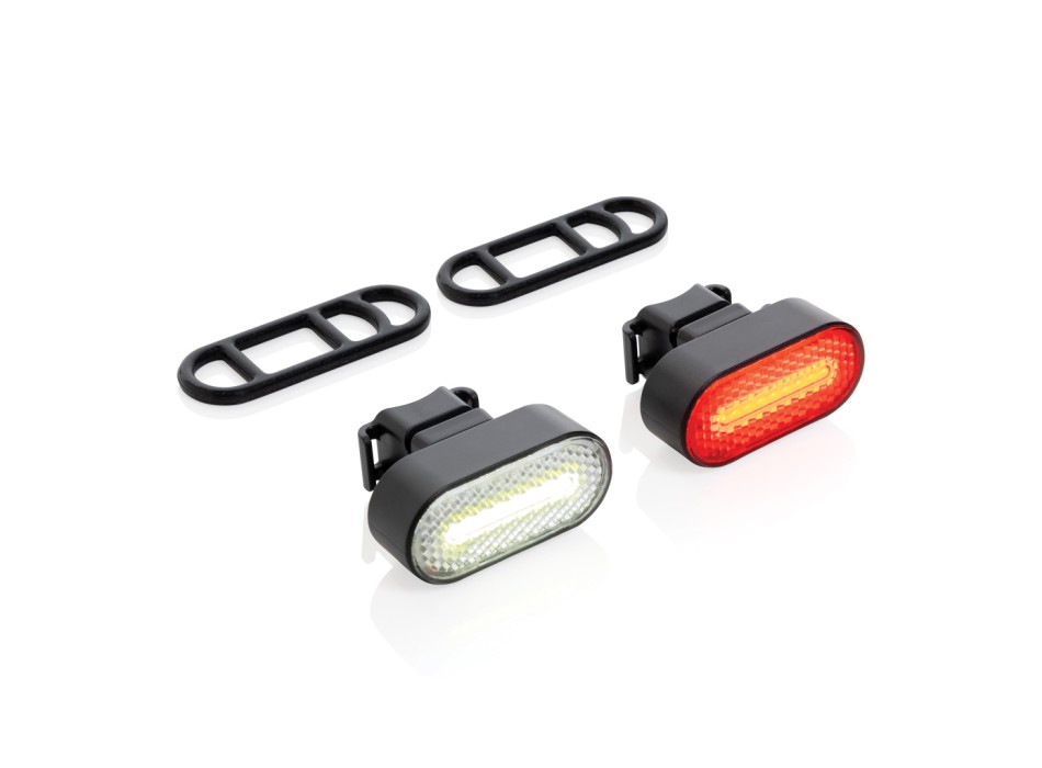 Set luci USB ricaricabili da bicicletta Lumino in rPlastica FullGadgets.com