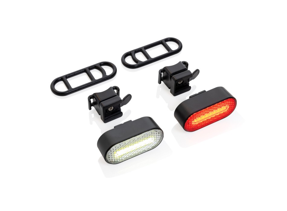 Set luci USB ricaricabili da bicicletta Lumino in rPlastica FullGadgets.com