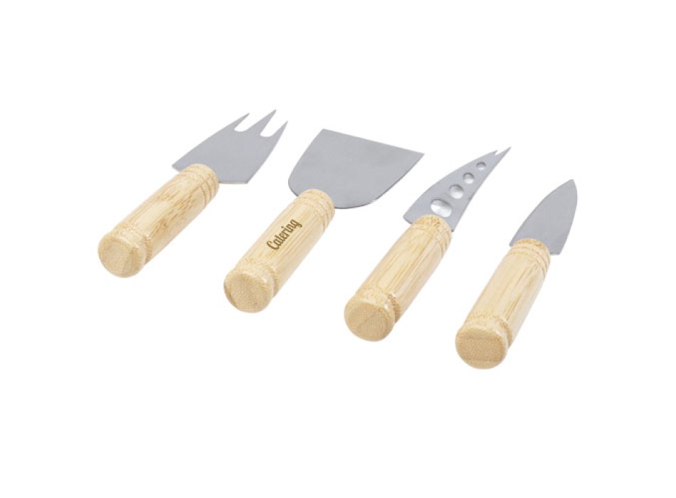 Set per formaggio Cheds da 4 pezzi in bambù FullGadgets.com