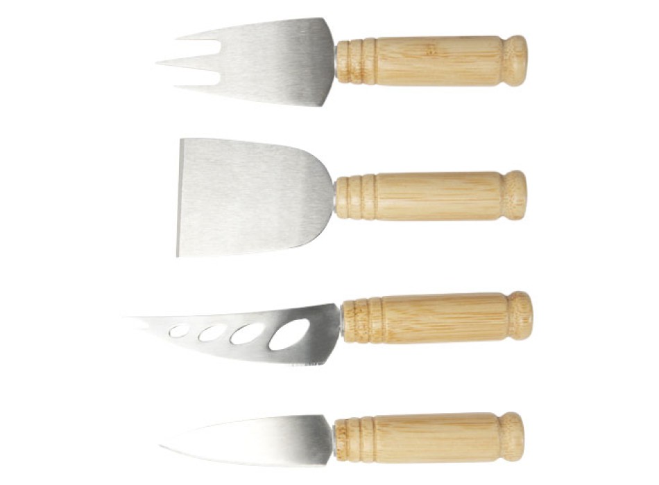 Set per formaggio Cheds da 4 pezzi in bambù FullGadgets.com