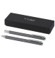 Set regalo con penna a sfera e penna roller in alluminio riciclato Lucetto FullGadgets.com