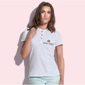 Sharon Henley T-Shirt Personalizzabile, 100% Poliestere |Stedman