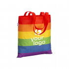 Shopper arcobaleno in R-pet  80g/m2, manici lunghi FullGadgets.com