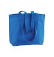 Shopper con soffietto alla base in cotone 120 g/m2, manici lunghi FullGadgets.com