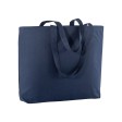 Shopper con soffietto alla base in cotone 135 g/m2, manici lunghi FullGadgets.com