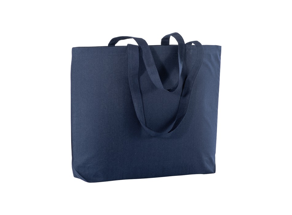 Shopper con soffietto alla base in cotone 135 g/m2, manici lunghi FullGadgets.com