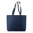 Shopper con soffietto alla base in cotone 135 g/m2, manici lunghi FullGadgets.com