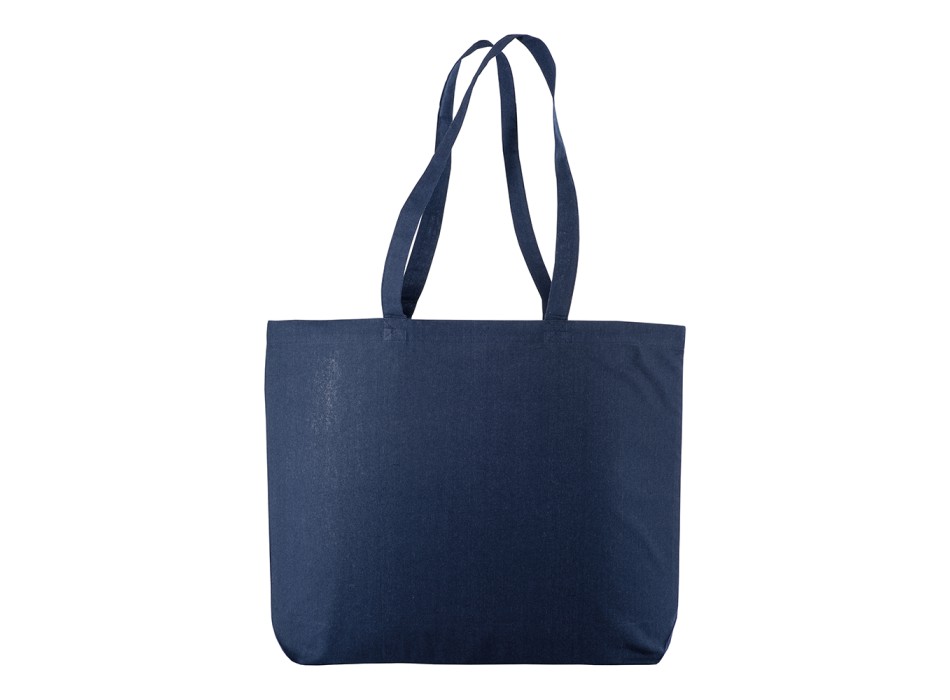 Shopper con soffietto alla base in cotone 135 g/m2, manici lunghi FullGadgets.com