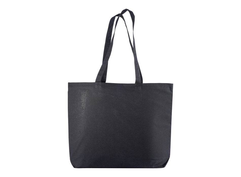 Shopper con soffietto alla base in cotone 135 g/m2, manici lunghi FullGadgets.com