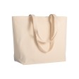 Shopper con soffietto alla base in cotone 280 g/m2, manici lunghi FullGadgets.com