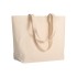 Shopper Con Soffietto Alla Base In Cotone 280 G/M2, Manici Lunghi Personalizzabili