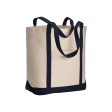 Shopper con soffietto alla base in cotone naturale FullGadgets.com